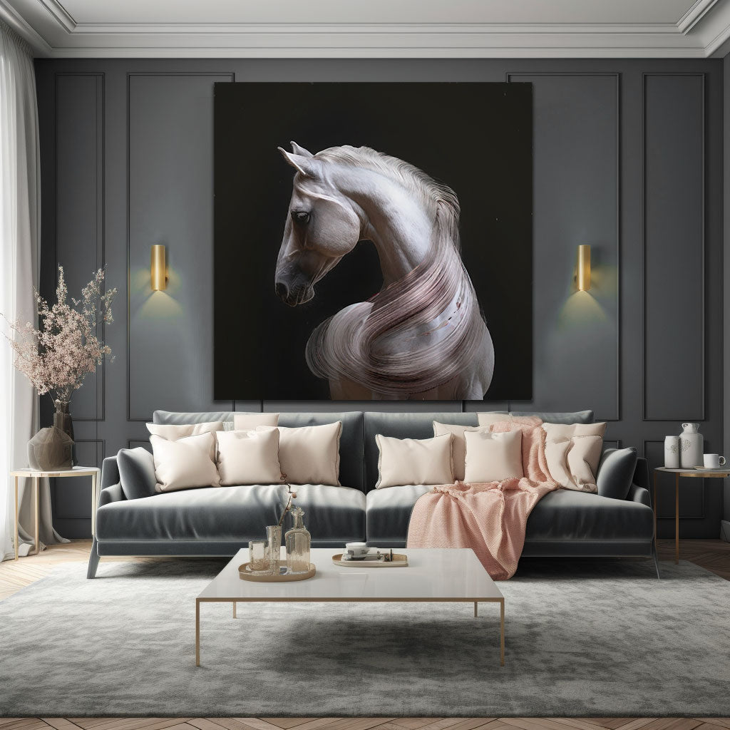 خيل شعر طويل